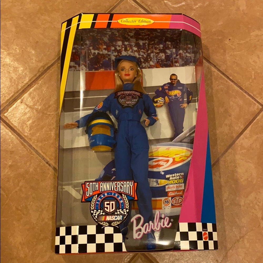 Mattel NASCAR Barbie 50th Anniversary BNIB